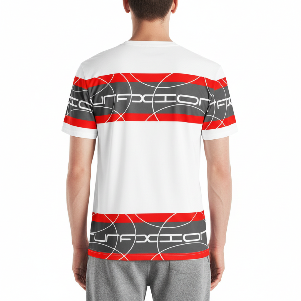 White male model 3 - joggers back