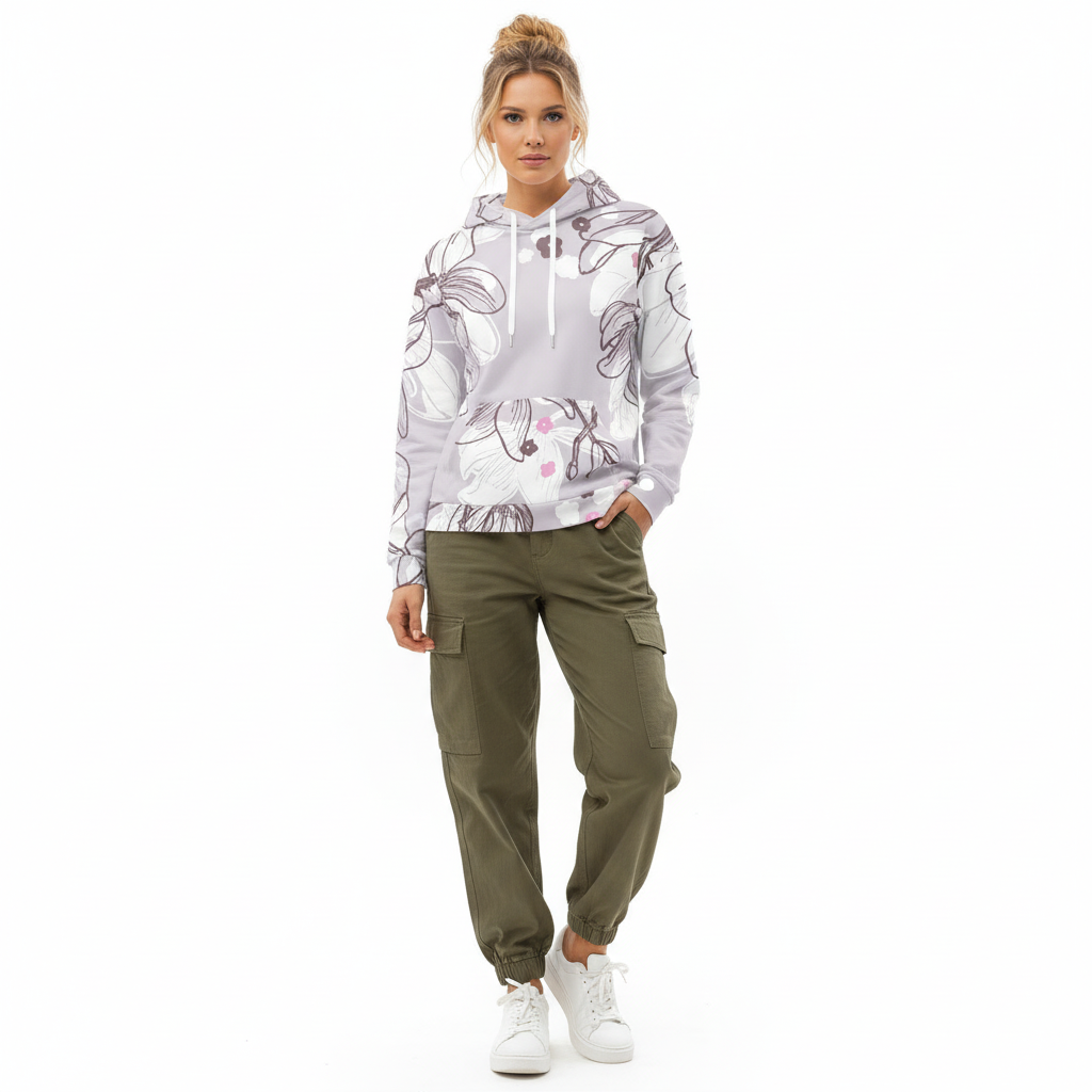White Model - Olive Cargo