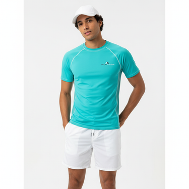 White Shorts and Cap