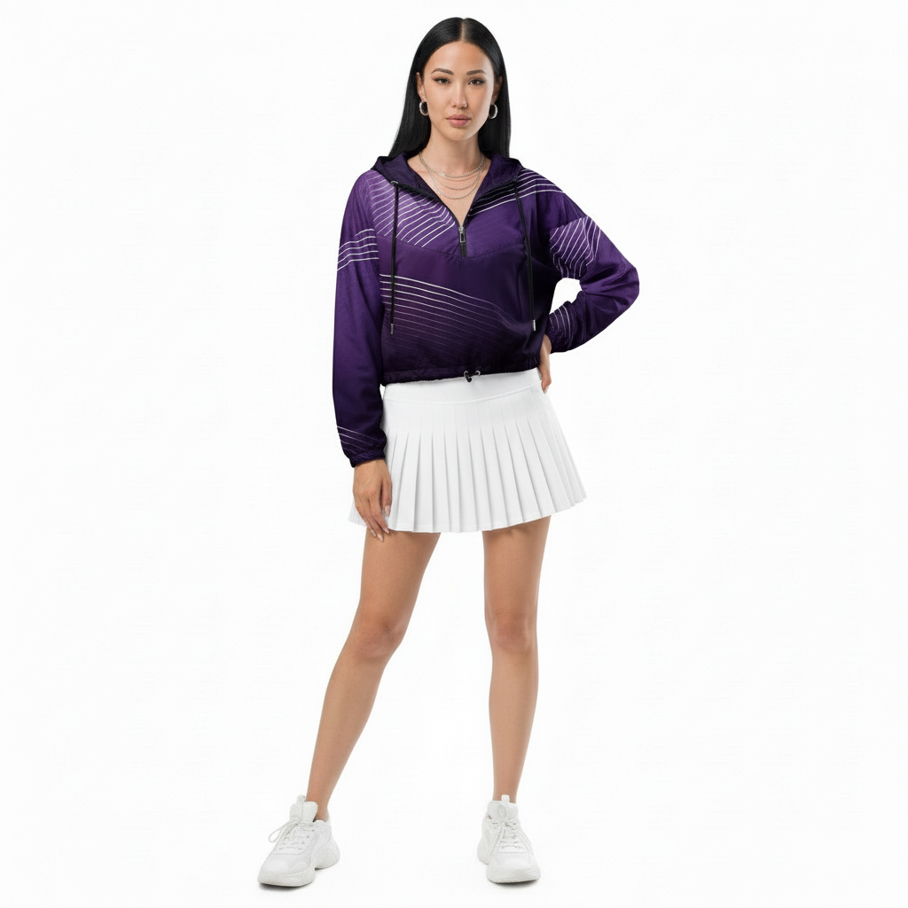White Sports Skirt Look