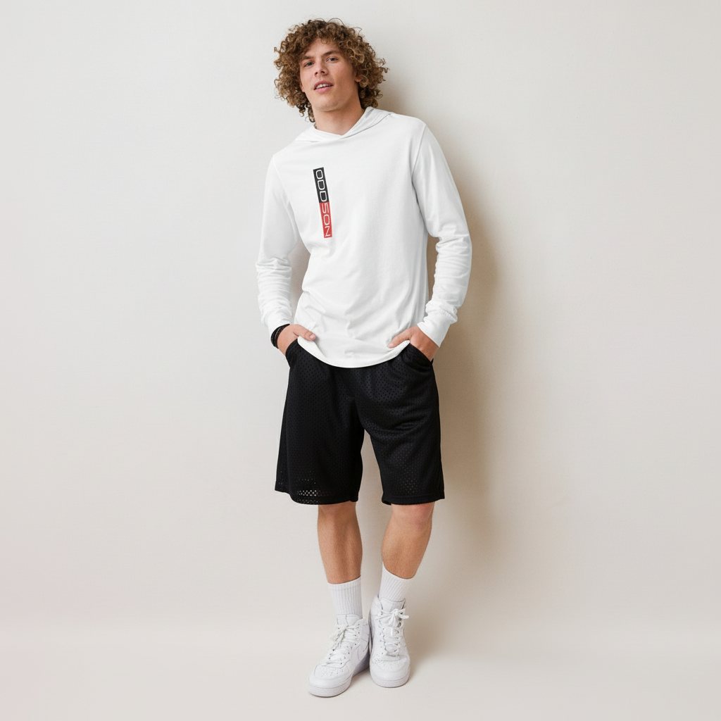 White summer shorts look