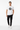 White tee front with joggers