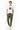 White tee with olive joggers
