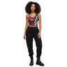 Wild Revolution Crop Top - Mixed-race female model front view