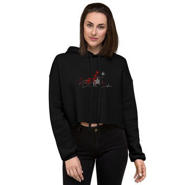 Alppeer-Brave Life Crop Hoodie