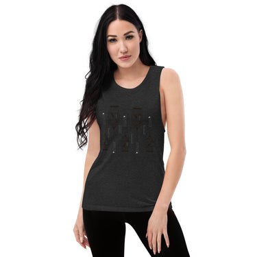Alppeer's Live Free Ladies’ Muscle Tank