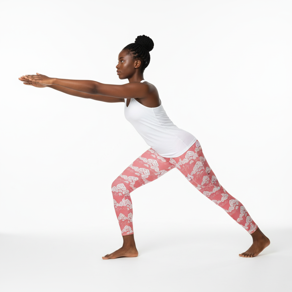 Yoga look with fitted tank