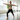 Yoga pose in gym