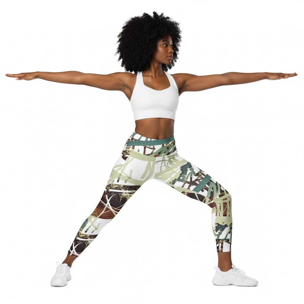 Yoga warrior pose