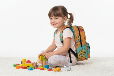 Young girl playing