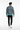 Young model back walking away